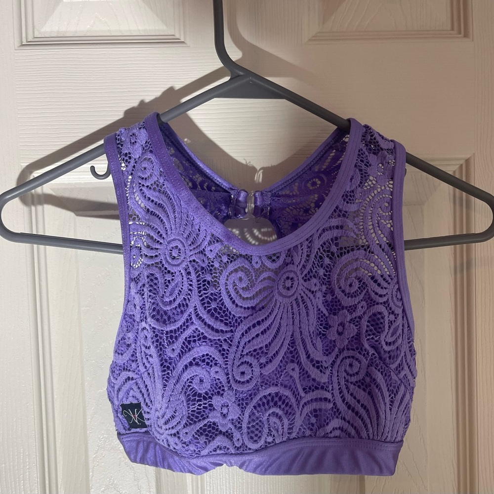 Like New Kandi Kouture AS lilac dance bra